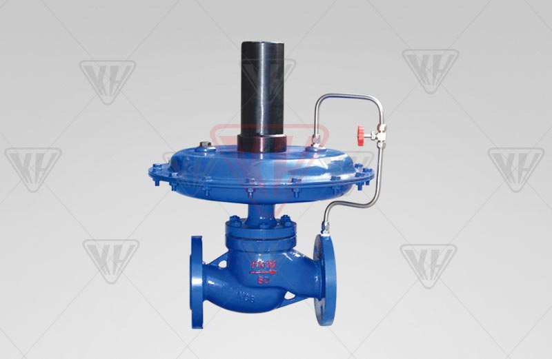 Self-operated micro-pressure control valve