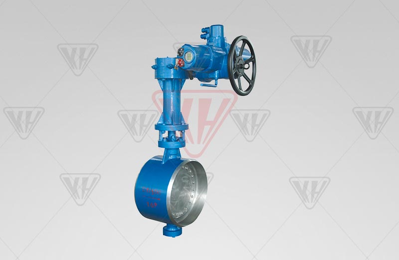 Butt welded hard seal butterfly valve